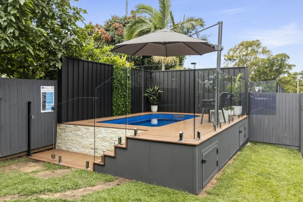 Completed plunge pool installation