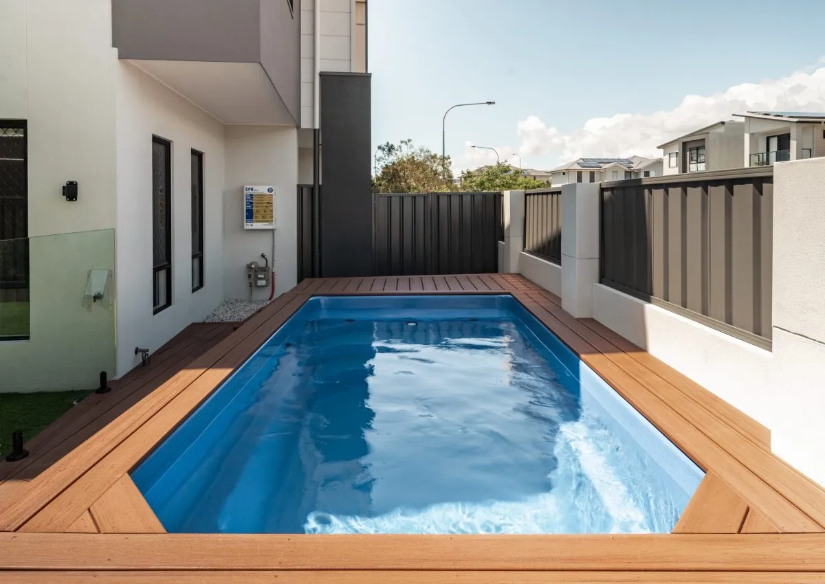 Revive 4 fibreglass plunge pool