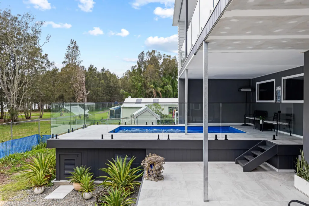 Completed plunge pool installation
