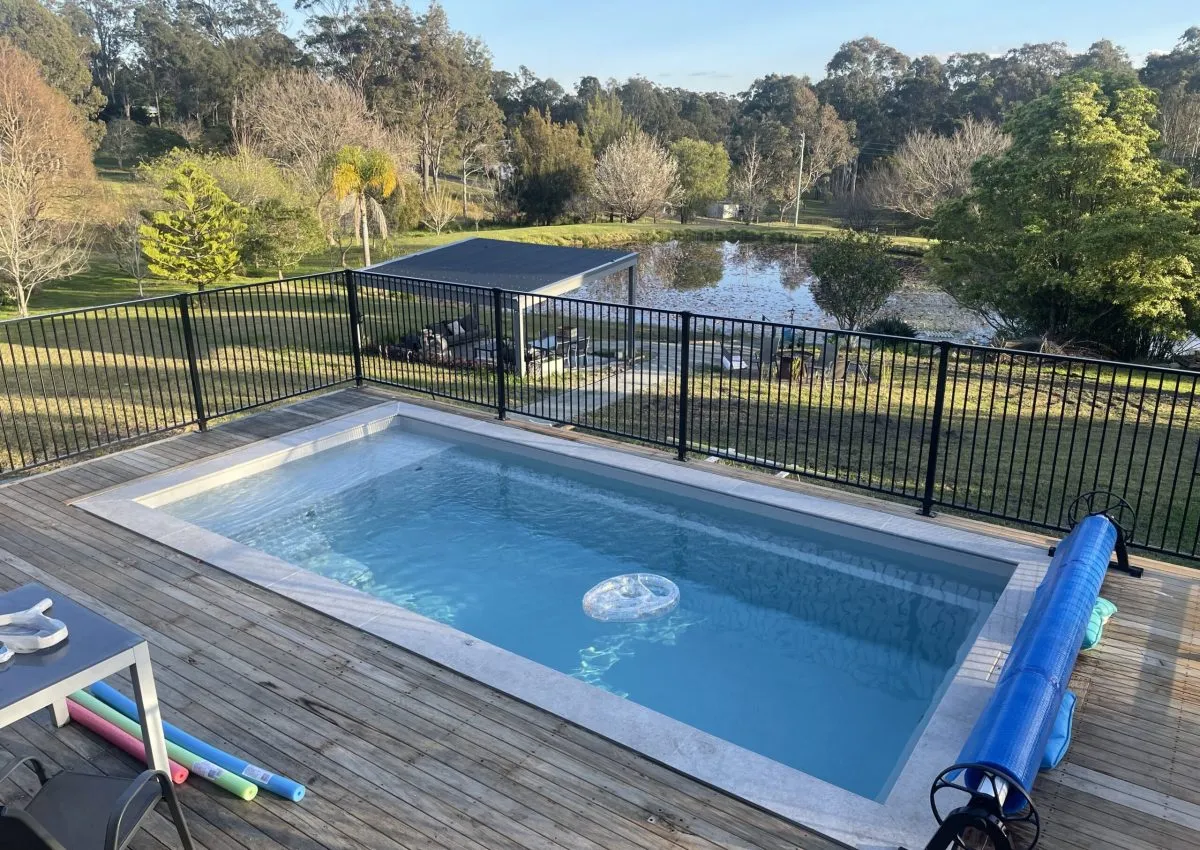 Revive 6 Max fibreglass plunge pool